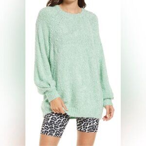 Topshop Light Green Women's Crew Neck Sweater